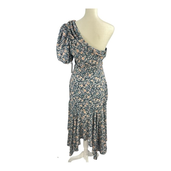 ASTR The Label Santorini One Shoulder Midi Dress NWT Ditsy Floral Size Small - Picture 3 of 6